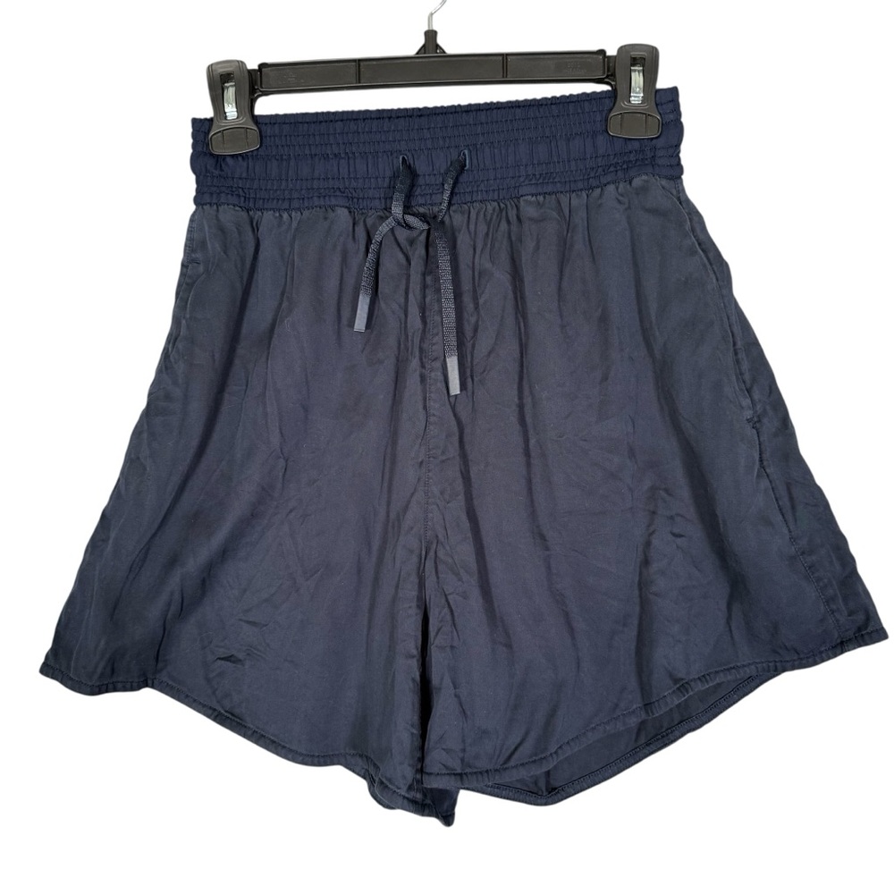 Lululemon Athletica New Rituals Shorts tencel Loose Relaxed Blue 4